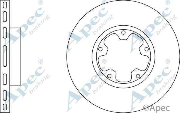 APEC DSK2751 - Спирачен диск vvparts.bg