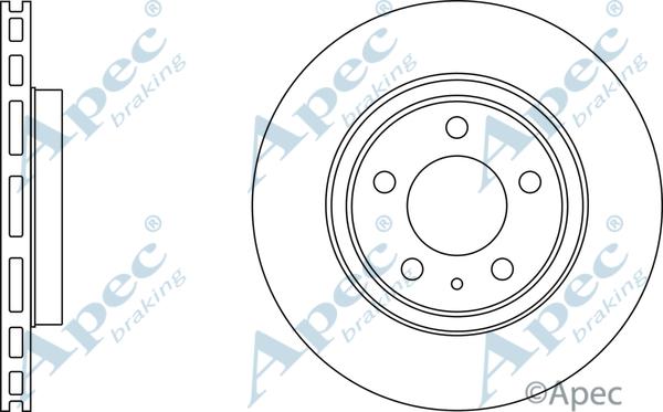 APEC DSK2700 - Спирачен диск vvparts.bg