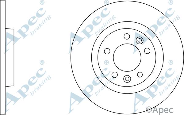 APEC DSK2719 - Спирачен диск vvparts.bg