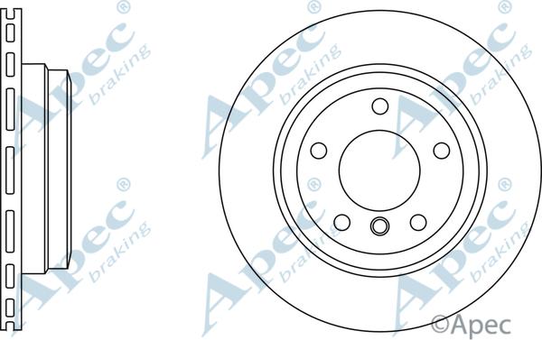 APEC DSK2715 - Спирачен диск vvparts.bg