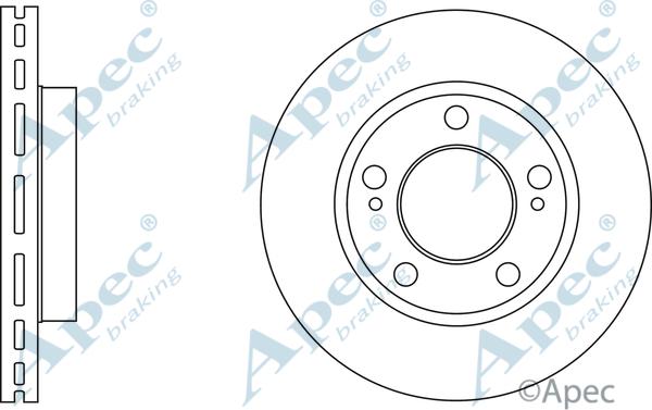 APEC DSK2711 - Спирачен диск vvparts.bg