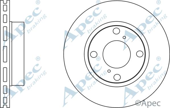 APEC DSK2781 - Спирачен диск vvparts.bg