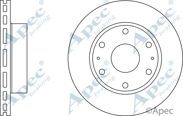 APEC DSK2782 - Спирачен диск vvparts.bg