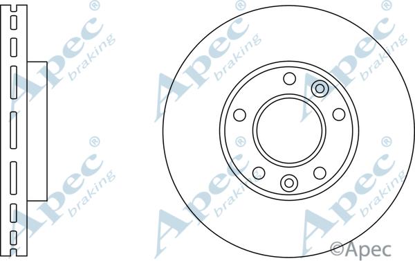 APEC DSK2730 - Спирачен диск vvparts.bg