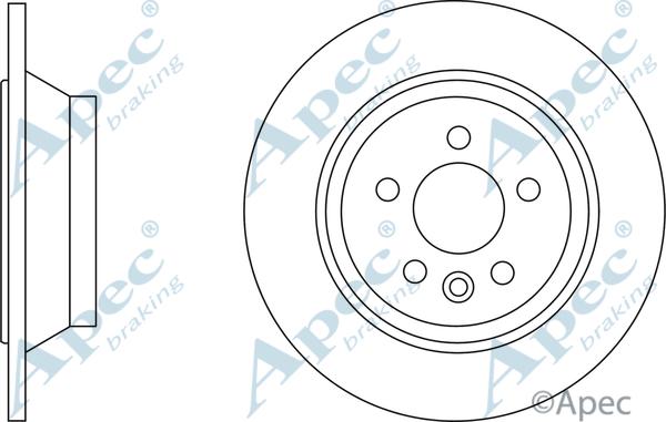 APEC DSK2737 - Спирачен диск vvparts.bg