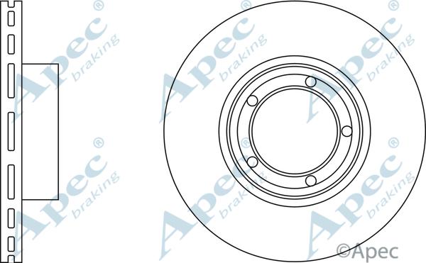 APEC DSK766 - Спирачен диск vvparts.bg