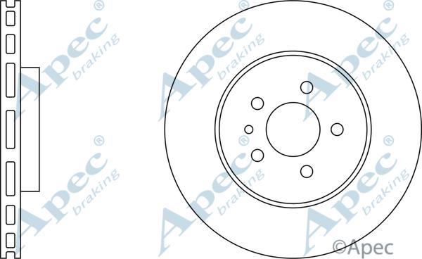 APEC DSK788 - Спирачен диск vvparts.bg