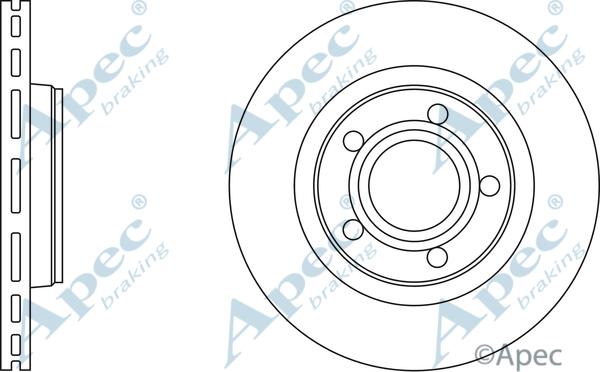 APEC DSK776 - Спирачен диск vvparts.bg