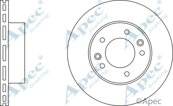 APEC DSK770 - Спирачен диск vvparts.bg