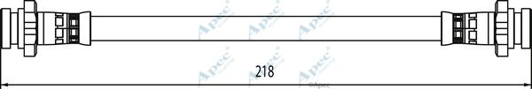 APEC HOS4053 - Спирачен маркуч vvparts.bg