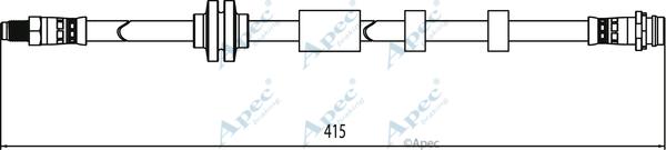 APEC HOS4108 - Спирачен маркуч vvparts.bg