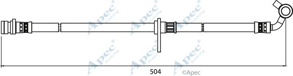 APEC HOS3998 - Спирачен маркуч vvparts.bg