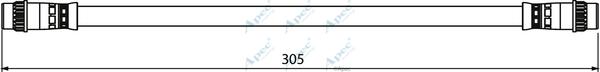 APEC HOS3971 - Спирачен маркуч vvparts.bg