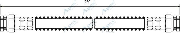 APEC HOS3444 - Спирачен маркуч vvparts.bg