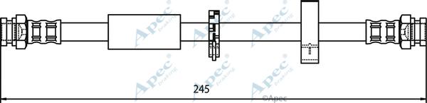 APEC HOS3460 - Спирачен маркуч vvparts.bg