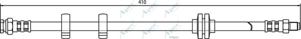 APEC HOS3410 - Спирачен маркуч vvparts.bg