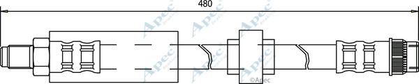 APEC HOS3436 - Спирачен маркуч vvparts.bg