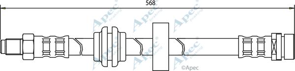 APEC HOS3479 - Спирачен маркуч vvparts.bg