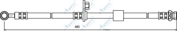 APEC HOS3596 - Спирачен маркуч vvparts.bg