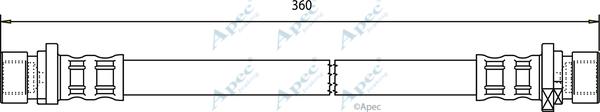 APEC HOS3593 - Спирачен маркуч vvparts.bg