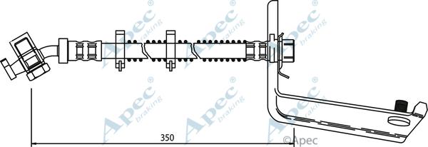 APEC HOS3544 - Спирачен маркуч vvparts.bg