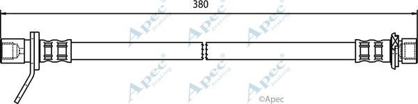 APEC HOS3547 - Спирачен маркуч vvparts.bg