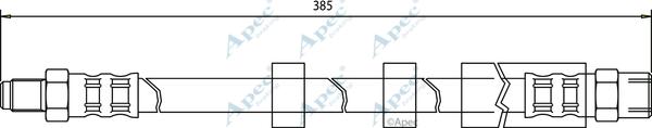 APEC HOS3563 - Спирачен маркуч vvparts.bg