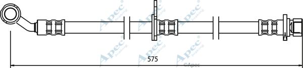 APEC HOS3504 - Спирачен маркуч vvparts.bg