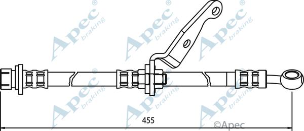 APEC HOS3516 - Спирачен маркуч vvparts.bg