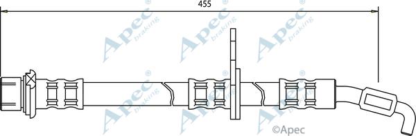 APEC HOS3531 - Спирачен маркуч vvparts.bg