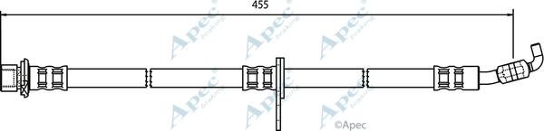 APEC HOS3532 - Спирачен маркуч vvparts.bg