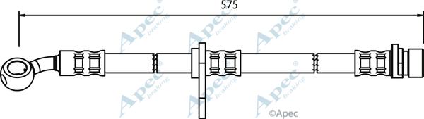 APEC HOS3691 - Спирачен маркуч vvparts.bg