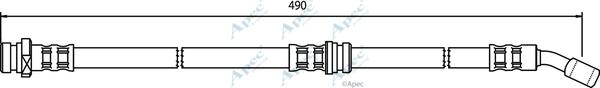 APEC HOS3640 - Спирачен маркуч vvparts.bg