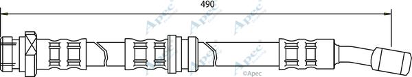 APEC HOS3641 - Спирачен маркуч vvparts.bg