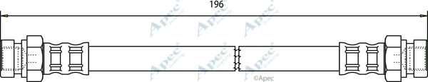 APEC HOS3609 - Спирачен маркуч vvparts.bg