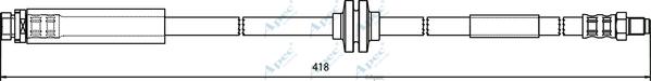 APEC HOS3620 - Спирачен маркуч vvparts.bg