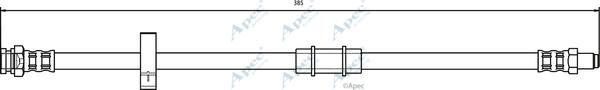 APEC HOS3099 - Спирачен маркуч vvparts.bg