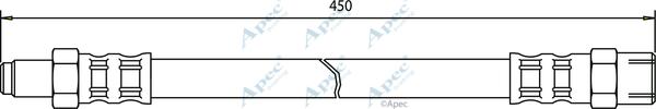 APEC HOS3098 - Спирачен маркуч vvparts.bg