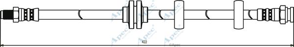 APEC HOS3008 - Спирачен маркуч vvparts.bg