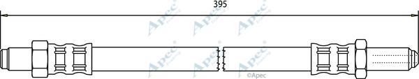 APEC HOS3002 - Спирачен маркуч vvparts.bg