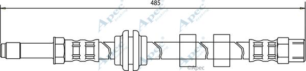 APEC HOS3016 - Спирачен маркуч vvparts.bg