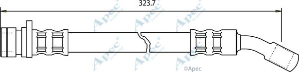 APEC HOS3083 - Спирачен маркуч vvparts.bg