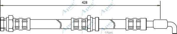 APEC HOS3036 - Спирачен маркуч vvparts.bg