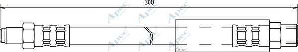 APEC HOS3190 - Спирачен маркуч vvparts.bg