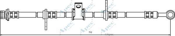 APEC HOS3148 - Спирачен маркуч vvparts.bg