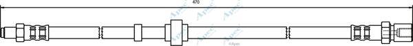 APEC HOS3165 - Спирачен маркуч vvparts.bg