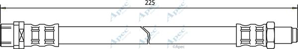 APEC HOS3161 - Спирачен маркуч vvparts.bg