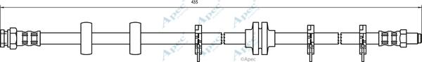 APEC HOS3101 - Спирачен маркуч vvparts.bg