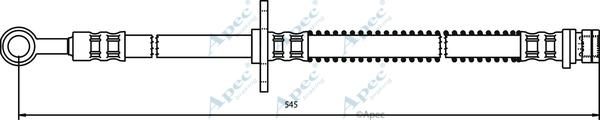 APEC HOS3108 - Спирачен маркуч vvparts.bg