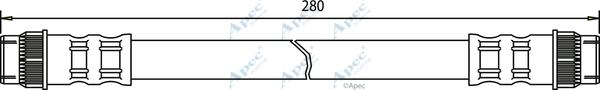 APEC HOS3102 - Спирачен маркуч vvparts.bg